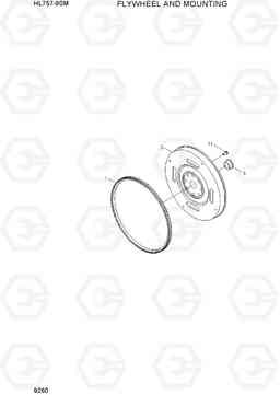 9260 FLYWHEEL MOUNTING HL757-9SM, Hyundai