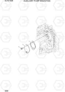 9290 AUXILIARY PUMP MOUNTING HL757-9SM, Hyundai