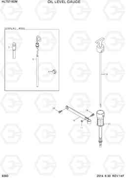 9360 OIL LEVEL GAUGE HL757-9SM, Hyundai