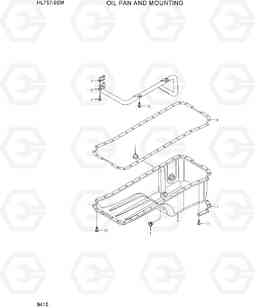 9410 OIL PAN AND MOUNTING HL757-9SM, Hyundai