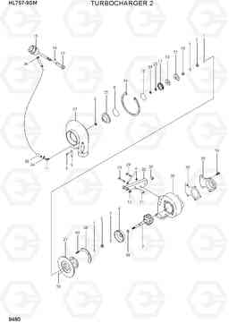 9480 TURBOCHARGER 2 HL757-9SM, Hyundai