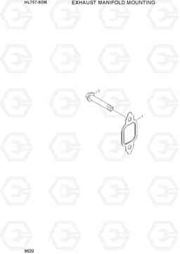 9520 EXHAUST MANIFOLD MOUNTING HL757-9SM, Hyundai
