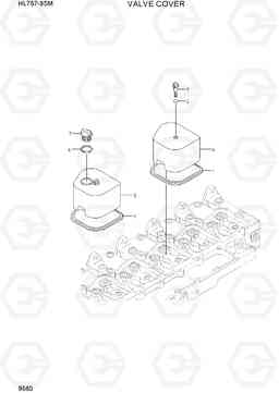 9560 VALVE COVER HL757-9SM, Hyundai