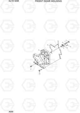 A030 FRONT GEAR HOUSING HL757-9SM, Hyundai