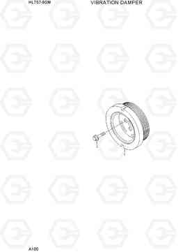 A100 VIBRATION DAMPER HL757-9SM, Hyundai