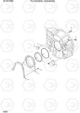 A200 FLYWHEEL HOUSING HL757-9SM, Hyundai