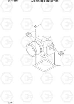 A300 AIR INTAKE CONNECTION HL757-9SM, Hyundai