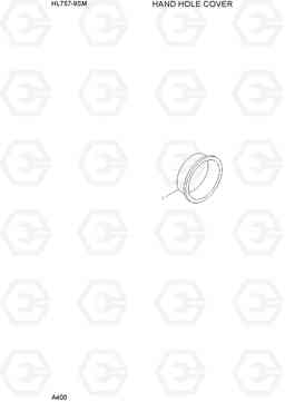 A400 HAND HOLE COVER HL757-9SM, Hyundai