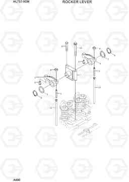 A490 ROCKER LEVER HL757-9SM, Hyundai