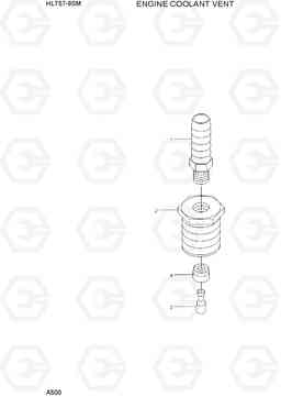 A500 ENGINE COOLANT VENT HL757-9SM, Hyundai