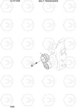 A590 BELT TENSIONER HL757-9SM, Hyundai