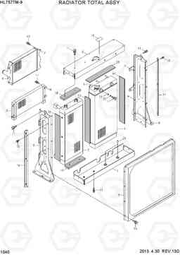 1040 RADIATOR TOTAL ASSY HL757TM-9, Hyundai