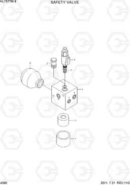 4090 SAFETY VALVE HL757TM-9, Hyundai