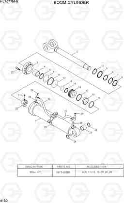 4150 BOOM CYLINDER HL757TM-9, Hyundai