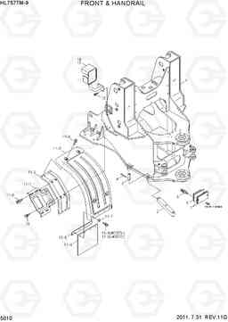 5010 FRONT FRAME HL757TM-9, Hyundai