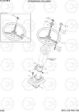 5190 STEERING COLUMN HL757TM-9, Hyundai