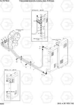 6050 TRANSMISSION COOLING PIPING HL757TM-9, Hyundai