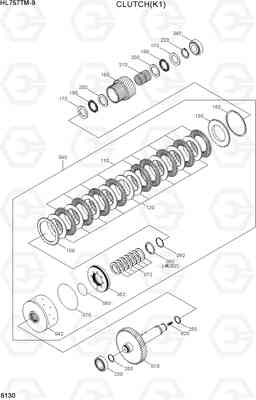 6130 CLUTCH(K1) HL757TM-9, Hyundai