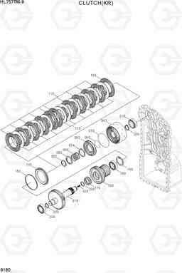 6180 CLUTCH(KR) HL757TM-9, Hyundai
