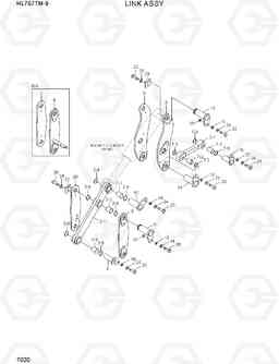 7020 LINK ASSY HL757TM-9, Hyundai