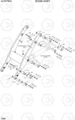 7030 BOOM ASSY HL757TM-9, Hyundai