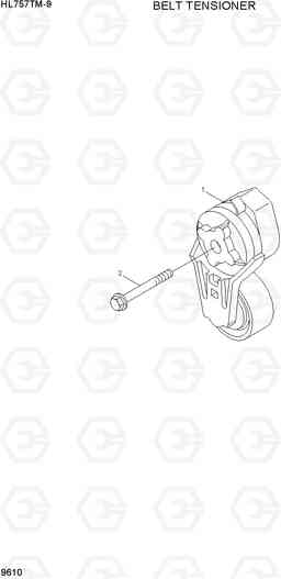 9610 BELT TENSIONER HL757TM-9, Hyundai