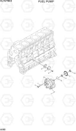 A190 FUEL PUMP HL757TM-9, Hyundai
