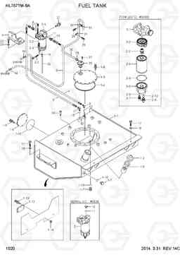 1020 FUEL TANK HL757TM-9A, Hyundai