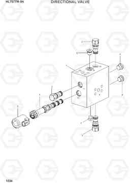 1034 DIRECTIONAL VALVE HL757TM-9A, Hyundai