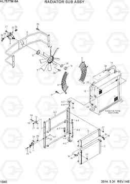 1040 RADIATOR SUB ASSY HL757TM-9A, Hyundai