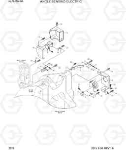 2070 ANGLE SENSING ELECTRIC HL757TM-9A, Hyundai