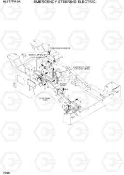 2090 EMERGENCY STEERING ELECTRIC HL757TM-9A, Hyundai