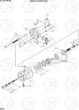 4015 MAIN PUMP(2/2) HL757TM-9A, Hyundai