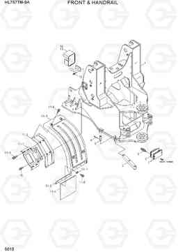 5010 FRONT FRAME HL757TM-9A, Hyundai