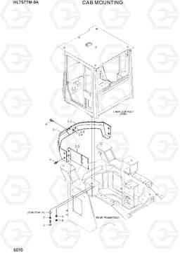 5070 CAB MOUNTING HL757TM-9A, Hyundai