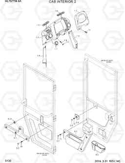 5130 CAB INTERIOR 2 HL757TM-9A, Hyundai