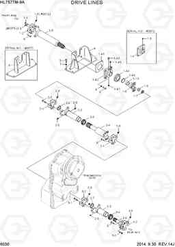 6030 DRIVE LINES HL757TM-9A, Hyundai