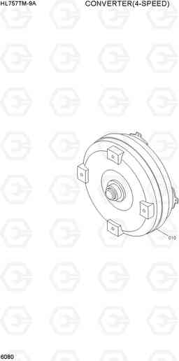 6080 CONVERTER(4-SPEED) HL757TM-9A, Hyundai