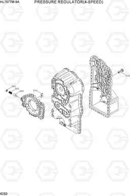 6250 PRESSURE REGULATOR(4-SPEED) HL757TM-9A, Hyundai