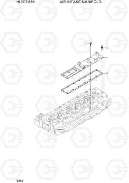 9350 AIR INTAKE MANIFOLD HL757TM-9A, Hyundai