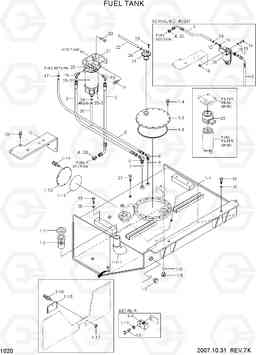 1020 FUEL TANK HL757TM-7, Hyundai