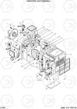 1120A HEATER UNIT(#0049-) HL757TM-7, Hyundai