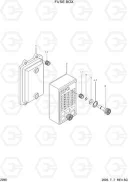 2090 FUSE BOX HL757TM-7, Hyundai