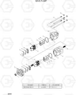 4010 MAIN PUMP HL757TM-7, Hyundai