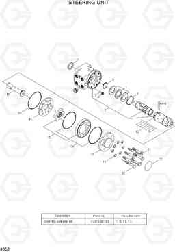 4050 STEERING UNIT HL757TM-7, Hyundai