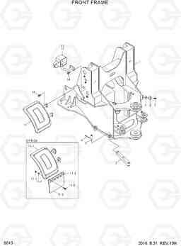 5010 FRONT FRAME HL757TM-7, Hyundai