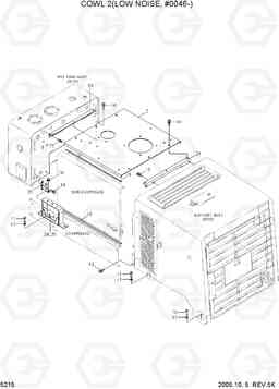 5215 COWL 1(LOW NOISE, #0046-) HL757TM-7, Hyundai