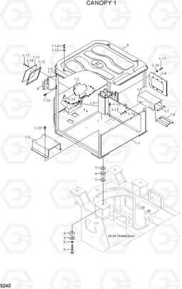 5240 CANOPY 1 HL757TM-7, Hyundai