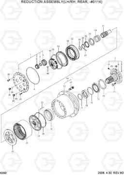 6390 REDUCTION ASSEMBLY(LH/RH, REAR, -#0114) HL757TM-7, Hyundai