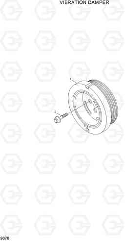 9070 VIBRATION DAMPER HL757TM-7, Hyundai